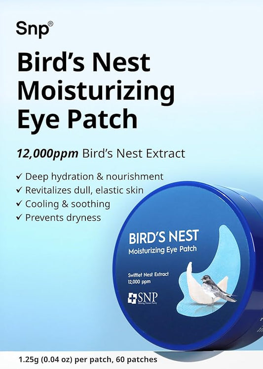 SNP [K Beauty Bird's Nest Aqua Eye Patch & Peptaronic Sheet Mask