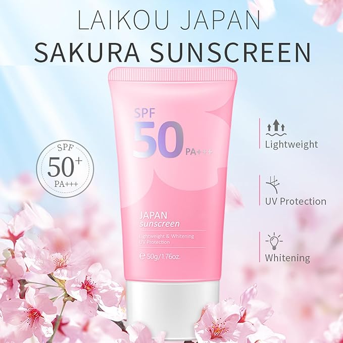 Japan Sunscreen SPF 50 Bloqueador Solar Japones Sunscreen for Face Japanese Sunscreen SPF PA+++ Rosada Sunscreen Essence Cream 50g Moisturizing Cosmetics Skin Care Products (1)