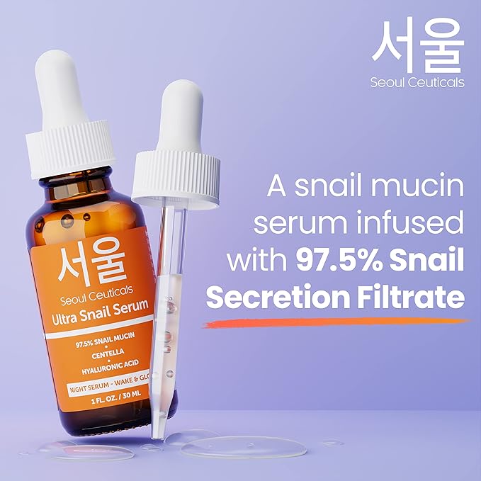 SeoulCeuticals Korean Skin Care 97.5% Snail 1oz