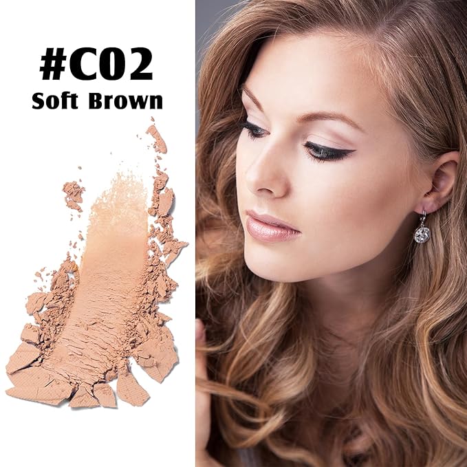 Contour Palette with Brush, Cream Contour Powder Palette