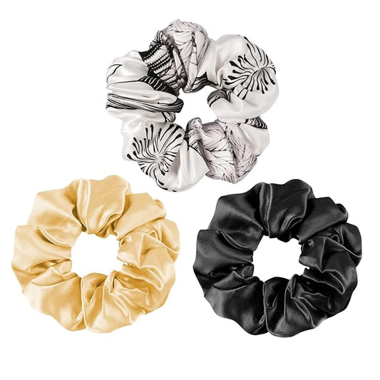 OLESILK 100% Mulberry Silk-Scrunchies for