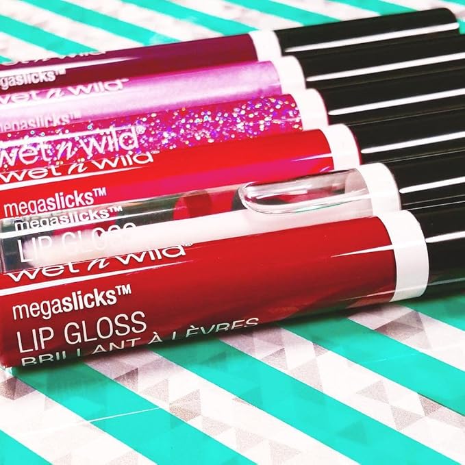 wet n wild MegaSlicks Lip Gloss, Ultra-Glossy, Vitamin-E Lip