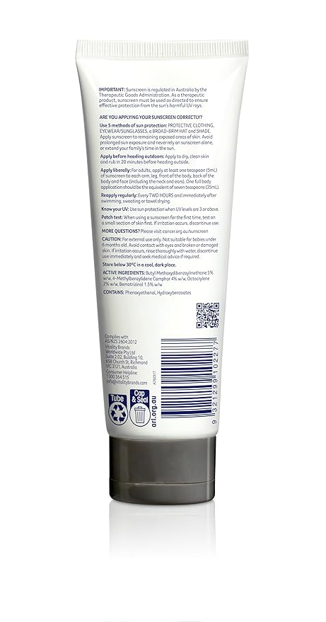 Cancer Council SPF 50+ Active 110ml Tube