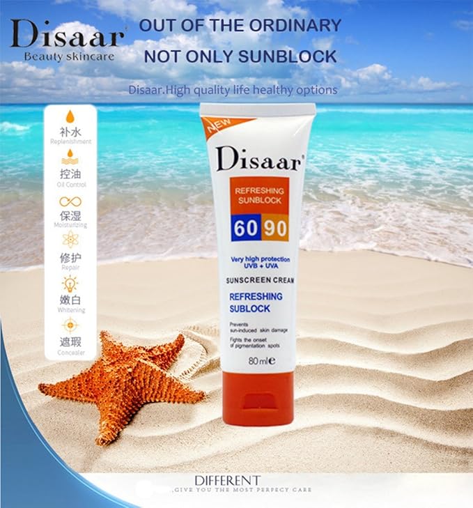 DISAAR Refreshning Sunblock Very High