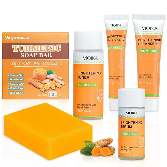 5 Pack Turmeric Soap Bar Turmeric