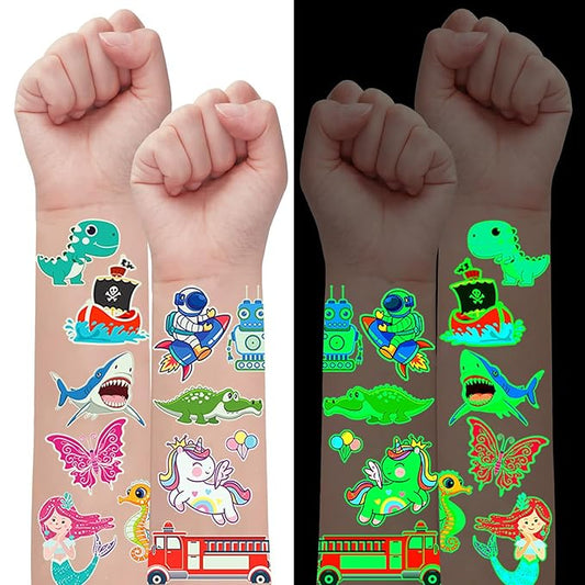 700+pcs luminous tattoos for kids,