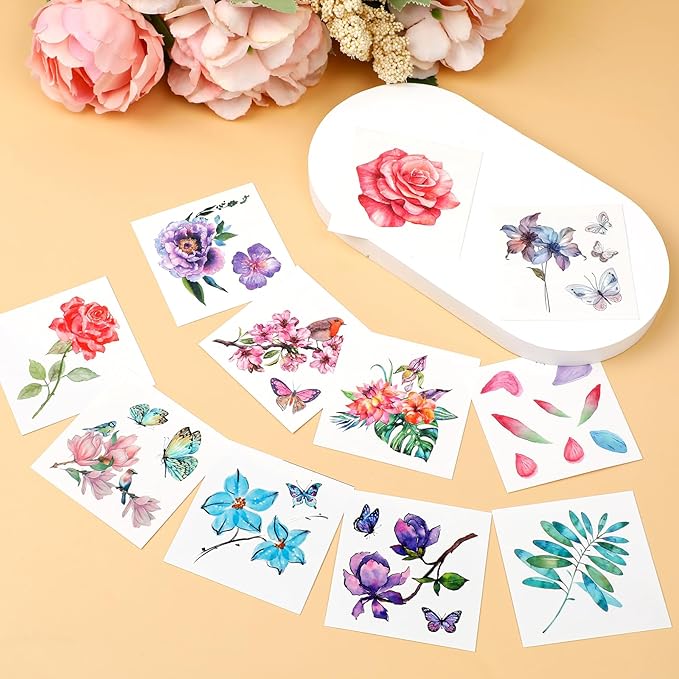 Temporary tattoo, 50 pcs 3d