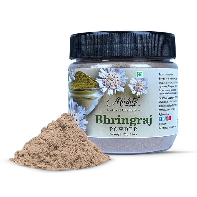 100% Natural Bhringraj Powder | (100 gms) False Hair Mix