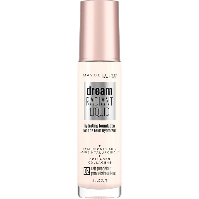 Maybelline Dream Radiant Liquid Medium Coverage Hydrating Makeup, 1 Count