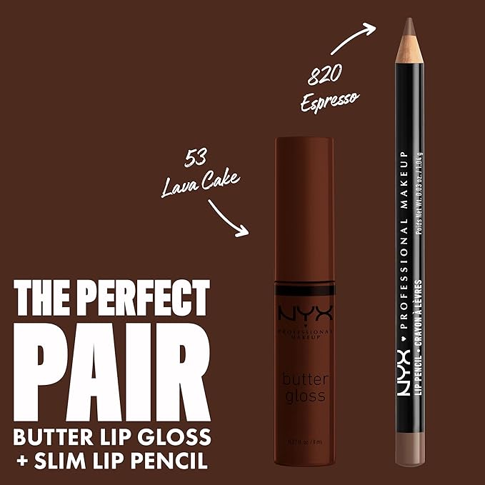 NYX PROFESSIONAL MAKEUP Butter Gloss Brown Sugar, Non-Sticky