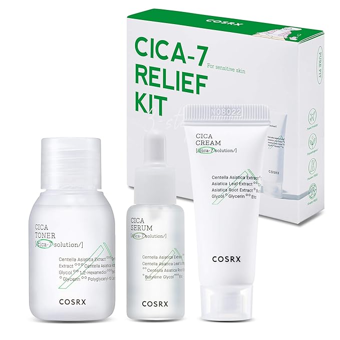 COSRX CICA Relief Kit | Toner, Moisturizing