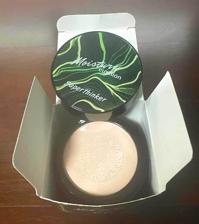 Air Cushion CC Cream Mushroom Head Foundation, Moisturizing Concealer (Natural)