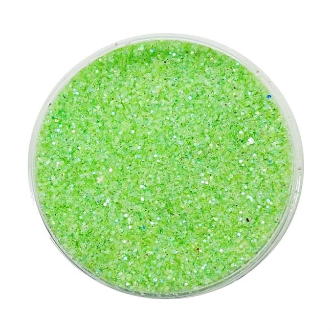 Pale Green Glitter #58 From Royal Care Cosmetics Green