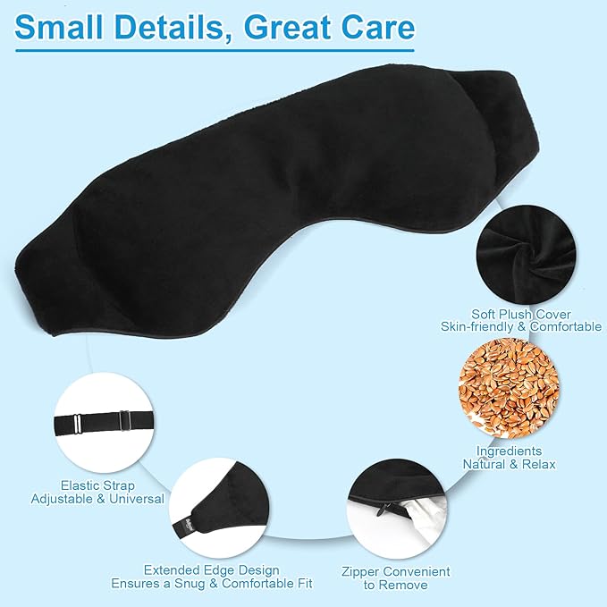 Weighted eye mask for sleeping,