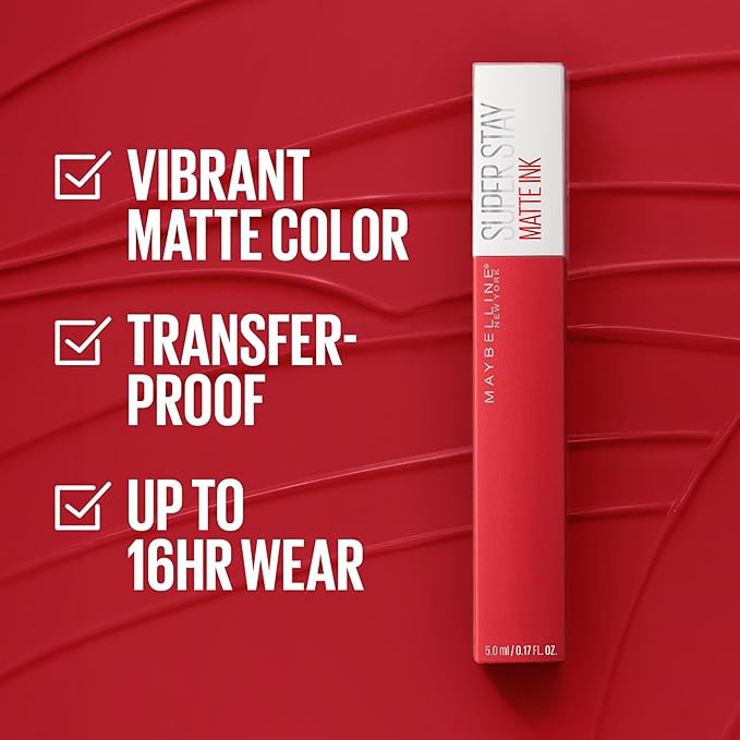 Maybelline Super Stay Matte Ink Liquid Lipstick Makeup,