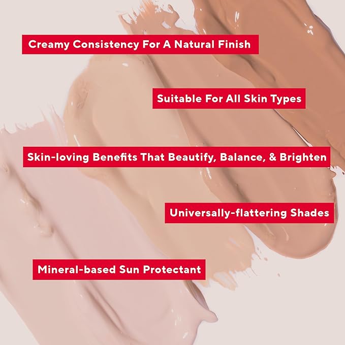 Mirabella Defense CC Creme Hydrating, Soothing Full Coverage Foundation with Mineral SPF 20, CC Cream Foundation with Sunscreen and Hyaluronic Acid Delivers Oil Control with Salicylic Acid, Dark