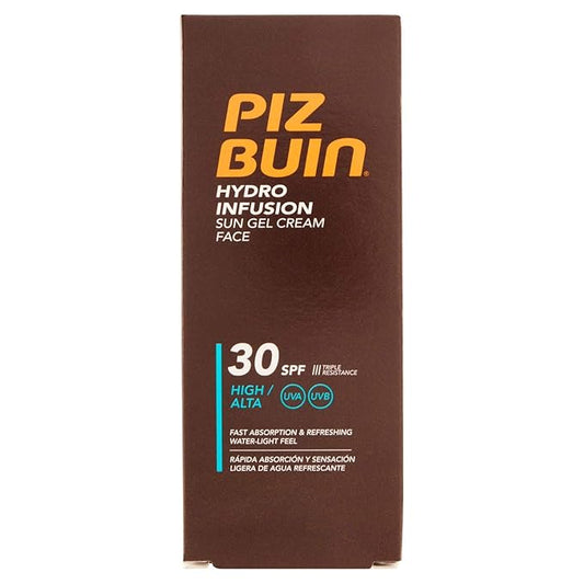 Piz Buin Hydro Infusion Sun Gel Cream Face Spf30 50ml