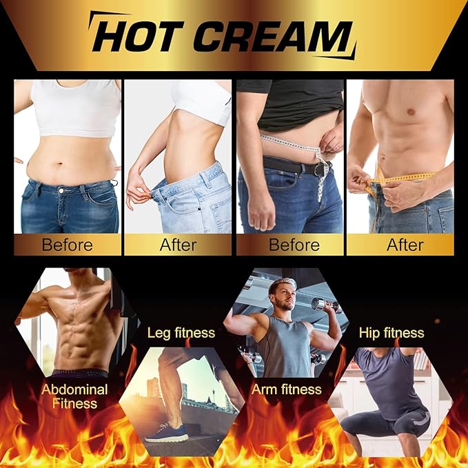 Hot Sweat Cream, Fat Burning Cream