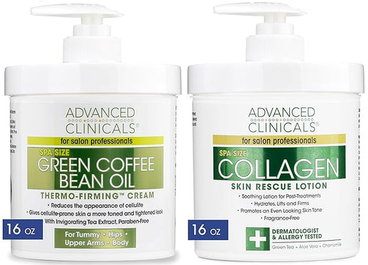 Advanced Clinicals Collagen Firming Cream + 16oz