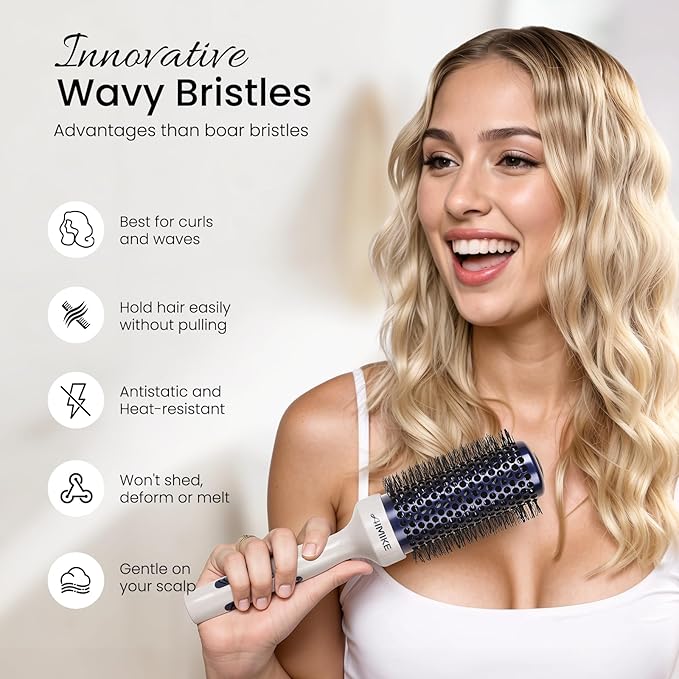 AIMIKE Nano Ionic Tech Ceramic Brush for Blow