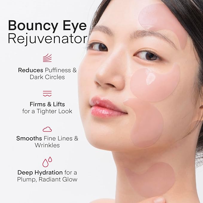Under Eye Patches Korean Skincare: Self Care Kit for Puffy Eyes, Dark Circles, Fine Lines & Wrinkles - 180 Pcs Hydrogel Eye Mask with Collagen, Caffeine, Hyaluronic Acid & Vitamin C for Radiant Eyes