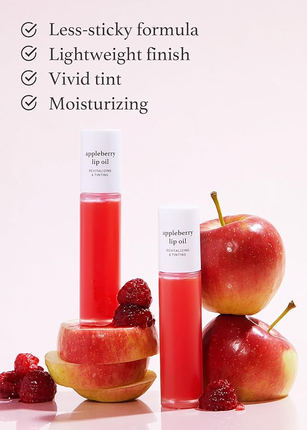 NOONI Korean Lip Oil - Appleberry Jumbo | Lip