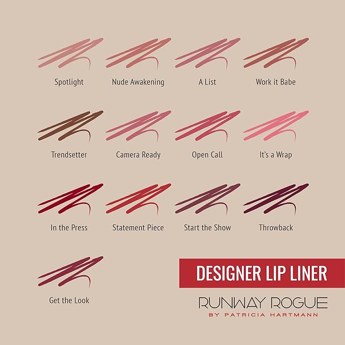 Runway Rogue Designer Liner Lip Pencil, Matte Muted-Raspberry Lip