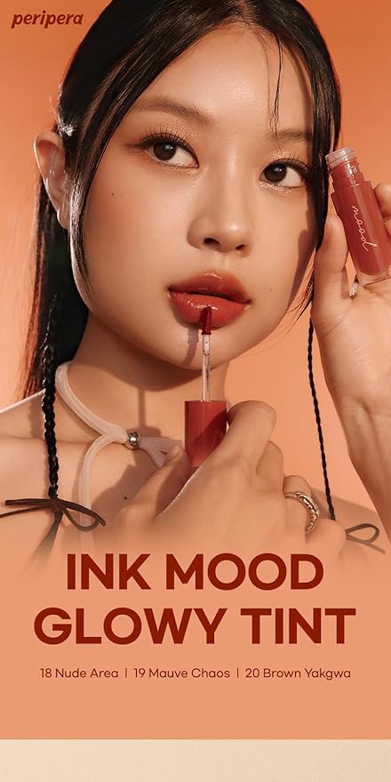 Peripera INK MOOD GLOWY TINT 020 BROWN YAKGWA Lip