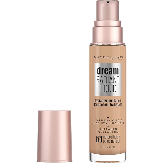 Maybelline Dream Radiant Liquid Medium Coverage Hydrating Makeup, 1 Count