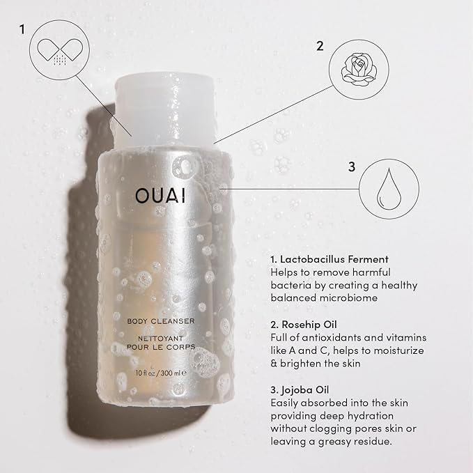 OUAI Body Cleanser Refill, Dean Street - Foaming 32 Oz