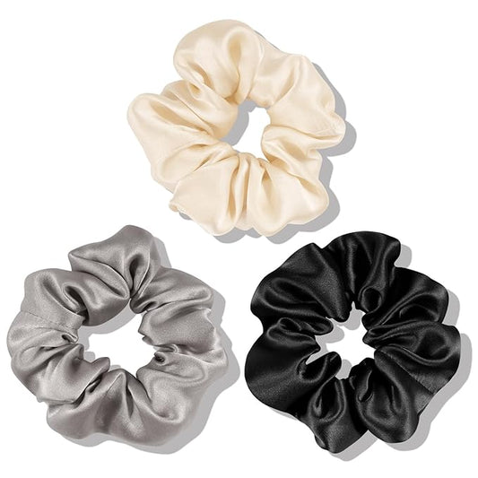 OLESILK 100% Mulberry Silk-Scrunchies for