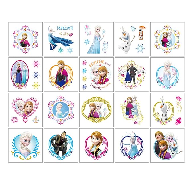 40pcs temporary tattoos for kids,frozen