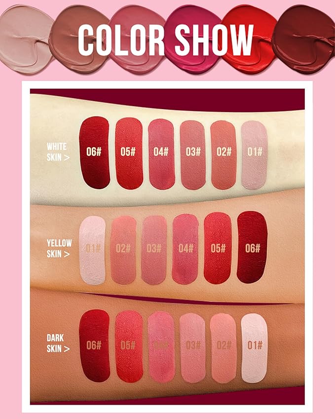 Matte Liquid Lipstick for Women, 1Pcs Highly Pigmented Lipstick