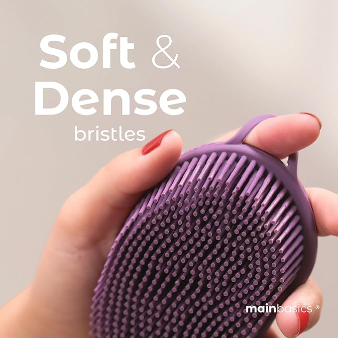 Mainbasics exfoliating silicone body scrubber