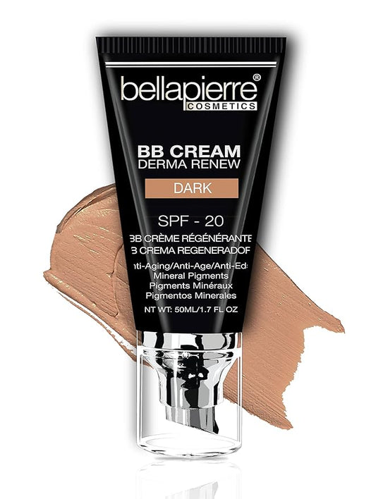 bellapierre BB Cream with SPF 20 - Tinted - Dark 7 Oz