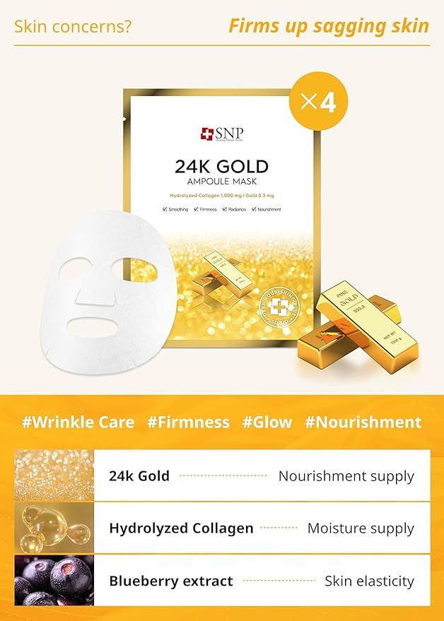 SNP [K Beauty Bird's Nest Aqua Eye Patch & Variety Ampoule Sheet Mask Set