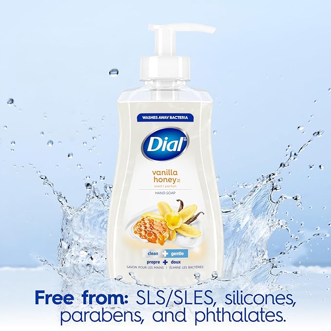 Dial Liquid Hand Soap, Vanilla Honey,