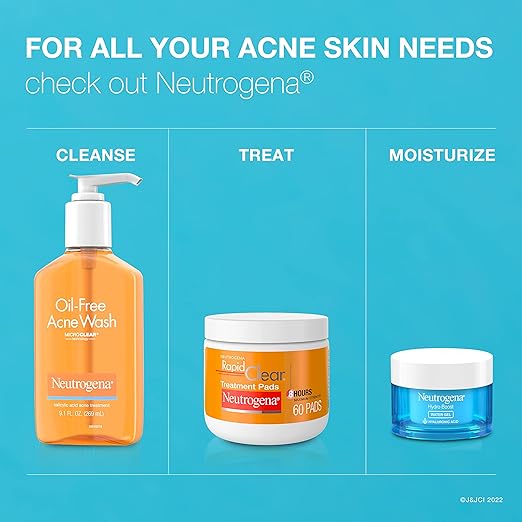 Neutrogena Oil-Free Acne Wash, 6 Fluid Ounce (Pack of 2)