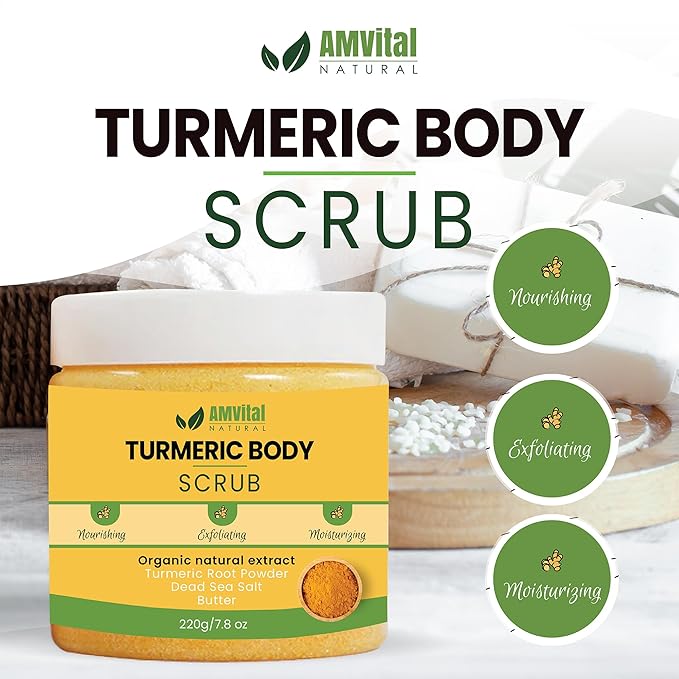 Turmeric Body Scrub - Handmade Natural