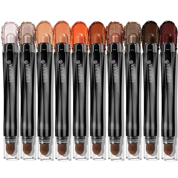 10pcs eyeshadow stick,shimmer and matte