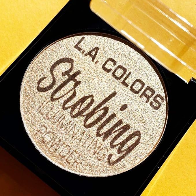 L.A. COLORS Strobing Illuminating Powder, Champagne, 1 Ounce