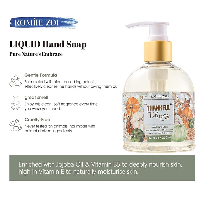 Mini Liquid Hand Soap - Thankful 260 ML