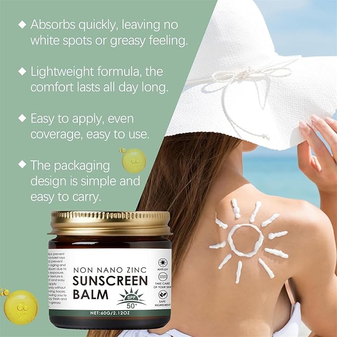 Beef Tallow and Zinc Sun Balm non-greasy,