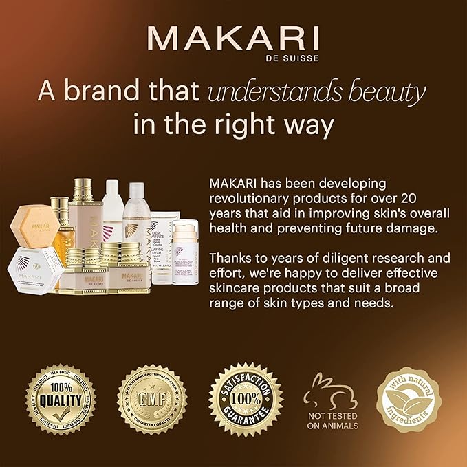 Makari Moisturizing Sunscreen SPF 50 (5.1 fl oz) | Broad Spectrum UVA & UVB Sunblock with Beeswax | Anti-Aging Sunscreen for Face and Body | Lightweight Face Sunscreen Lotion with SPF