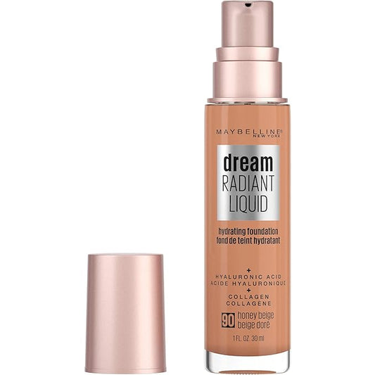 Maybelline Dream Radiant Liquid Medium Coverage Hydrating Makeup, 1 Count