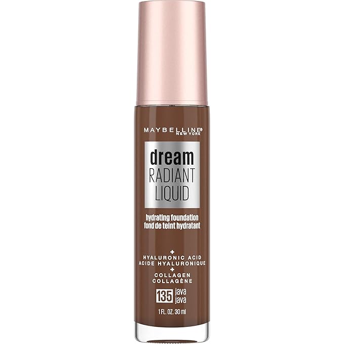 Maybelline Dream Radiant Liquid Medium Coverage Hydrating Makeup, 1 Count