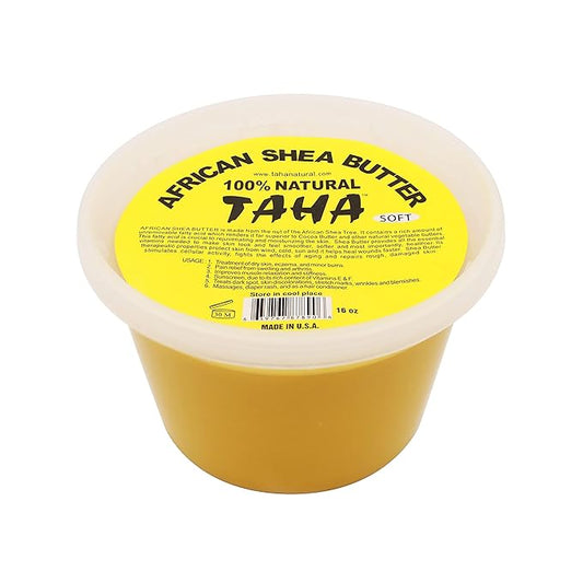 Taha Soft Shea Butter Natural Scent, 16 Oz