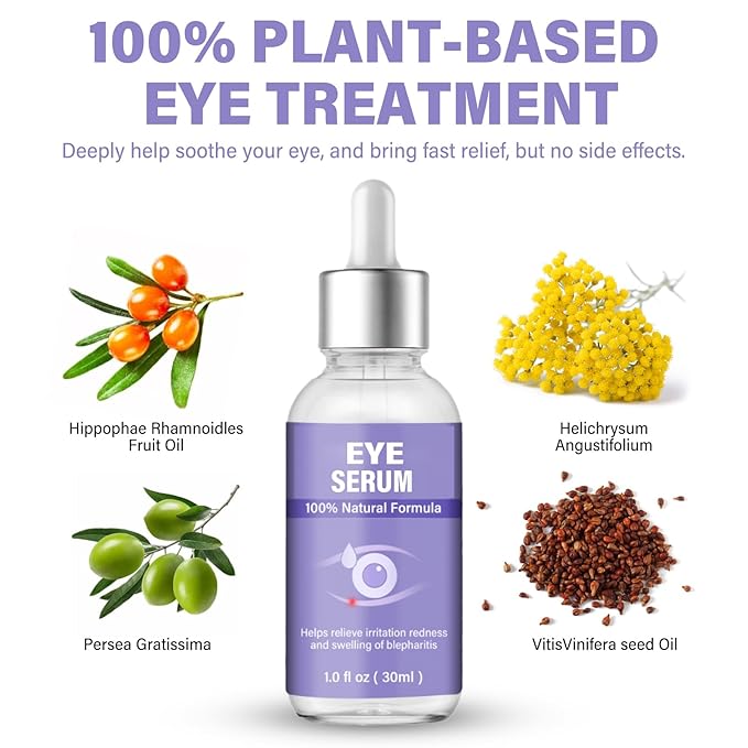 Eye serum, mild eye treatment