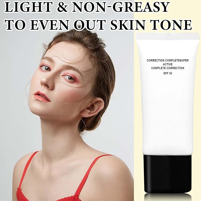 Skin Tone Adjusting CC Cream SPF 50,Cosmetics CC Tone (Natural)