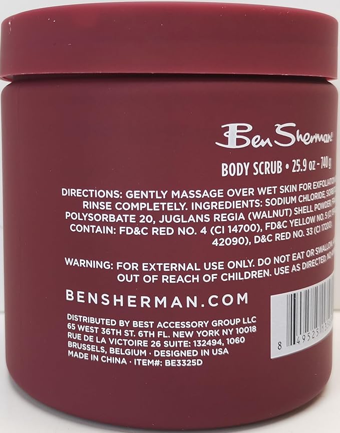 Ben Sherman Exfoliating Body Scrub For